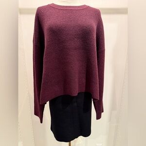 Michael Kors Rich Burgundy Crew Neck Sweater
